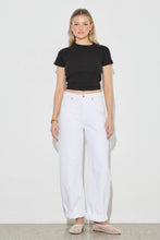 Rollas - Arc Barrel Jean, White Gold