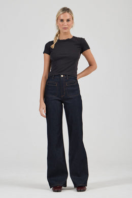 Rollas - Sailor Lila Long Jean , Madame Indigo