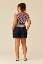 Ruby - Emma Knit Top, Riviera Stripe