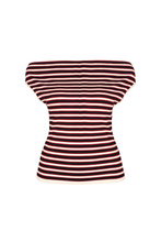 Ruby - Emma Knit Top, Riviera Stripe