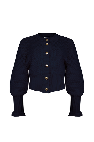 Ruby - Matilda Cotton Cardigan, Navy