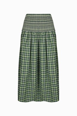 Ruby - Anastasia Skirt, Green Tartan