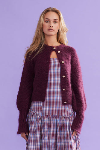 Ruby - Matilda Cardigan, Burgundy
