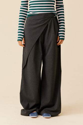 Ruby - Sasha Wrap Pant, Charcoal