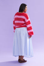 Ruby - Josie Sweater, Pink and Red Stripe