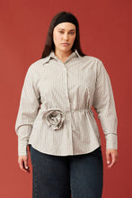 Ruby - Andre Rosette Shirt, Olive Stripe