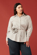 Ruby - Andre Rosette Shirt, Olive Stripe