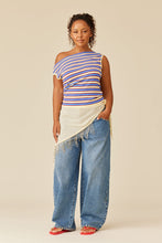 Ruby - Emma Knit Top, Butter Merlot Stripe