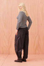 Ruby - Esme Long Sleeve Top, Blue Navy Cream Stripe