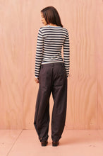 Ruby - Esme Long Sleeve Top, Blue Navy Cream Stripe