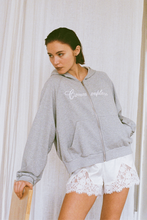 Commonplace - Ralph Zip Up Hoodie, Grey Marle