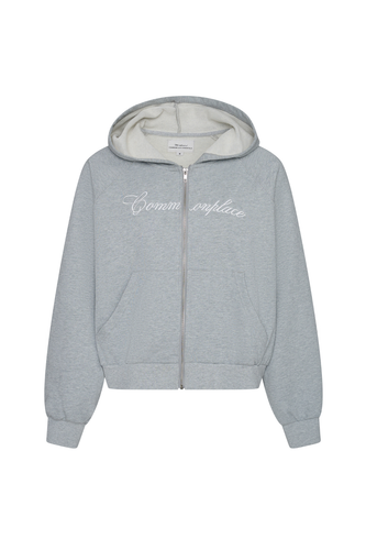 Commonplace - Ralph Zip Up Hoodie, Grey Marle