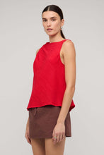 Staple The Label - Amira Twist Top, Coral Red