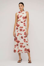 Staple The Label - Lumi Mesh Midi Dress, Red Poppy