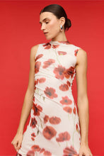 Staple The Label - Lumi Mesh Midi Dress, Red Poppy