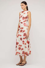 Staple The Label - Lumi Mesh Midi Dress, Red Poppy