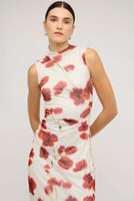 Staple The Label - Lumi Mesh Midi Dress, Red Poppy