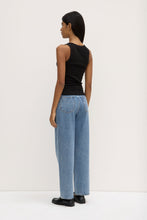 Assembly Label - Robyn Scoop Neck Rib Tank, Black