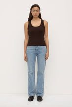 Assembly Label - Robyn Scoop Neck Rib Tank, Ganache