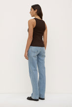 Assembly Label - Robyn Scoop Neck Rib Tank, Ganache