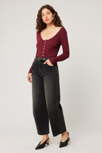 Rollas - Gigi Barrel Jean, 80s Black
