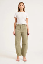 Rollas - Gigi Barrel Trade Drill Jean, Summer Olive
