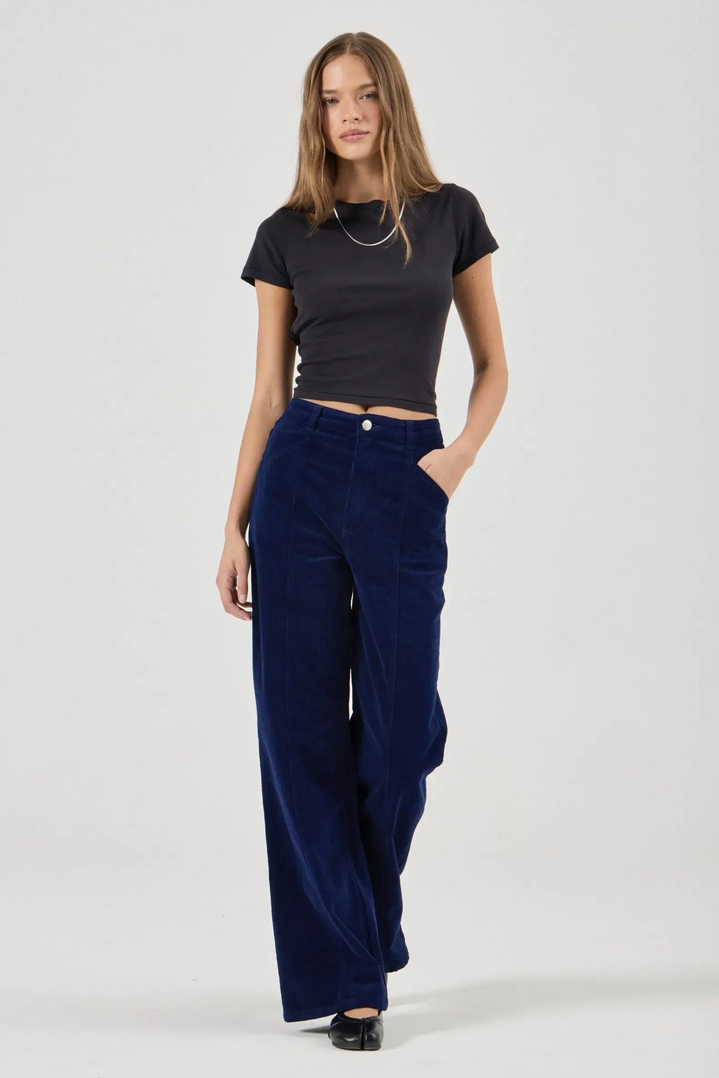 Rollas - Sailor Deco Jean Long, Marine Cord