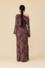 Ruby - Valeria Dress, Burgundy Floral