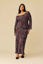 Ruby - Valeria Dress, Burgundy Floral