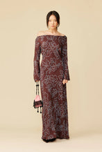 Ruby - Valeria Dress, Burgundy Floral