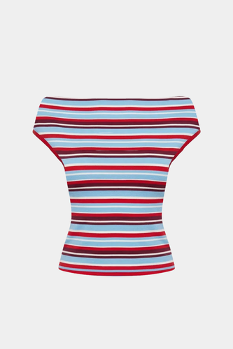 Ruby - Emma Knit Top, Popsicle Stripe
