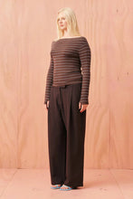 Ruby - Emma Knit Longsleeve, Java Blue Stripe