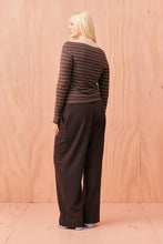 Ruby - Emma Knit Longsleeve, Java Blue Stripe