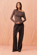 Ruby - Emma Knit Longsleeve, Java Blue Stripe