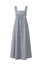 Ruby - Margie Tie Back Mini Dress, Baby Blue Navy Gingham