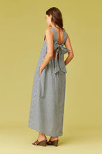 Ruby - Margie Tie Back Mini Dress, Baby Blue Navy Gingham