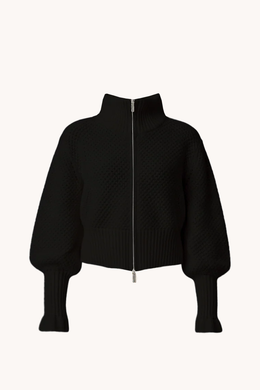 Ruby - Matilda Cotton Zip Cardigan, Black