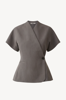 Ruby - Coco Short Sleeve Blazer, Charcoal