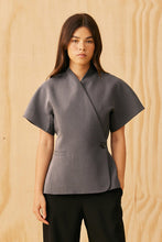 Ruby - Coco Short Sleeve Blazer, Charcoal