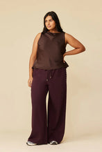 Ruby - Firebird Cowl Sleeveless Top, Espresso