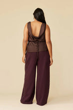 Ruby - Firebird Cowl Sleeveless Top, Espresso