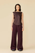 Ruby - Firebird Cowl Sleeveless Top, Espresso