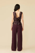 Ruby - Firebird Cowl Sleeveless Top, Espresso