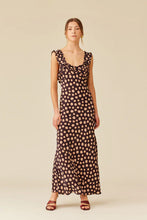 Ruby - Passionfruit Dress, Brown Ditzy Floral