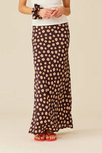 Ruby - Thea Skirt, Brown Ditzy Floral