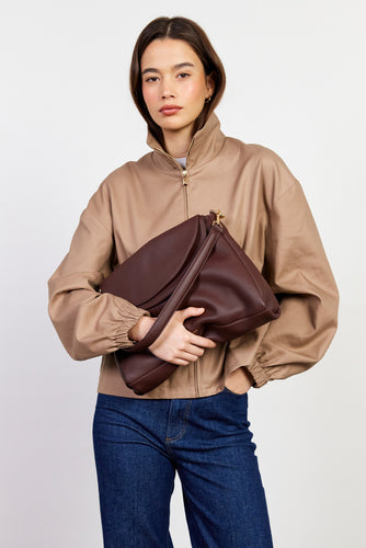 Saben - Becks Crossbody Bag, Espresso Luxe