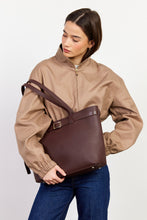 Saben - Tabby Shoulder Bag, Espresso/Bronze