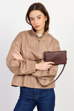 Saben - Tilly Crossbody Bag, Espresso