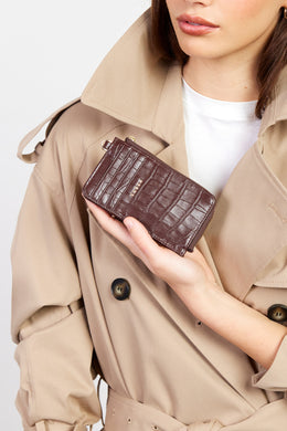 Saben - Winona Card Holder, Espresso Choc