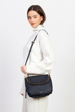 Saben - Fifi Crossbody Bag, Black Croc